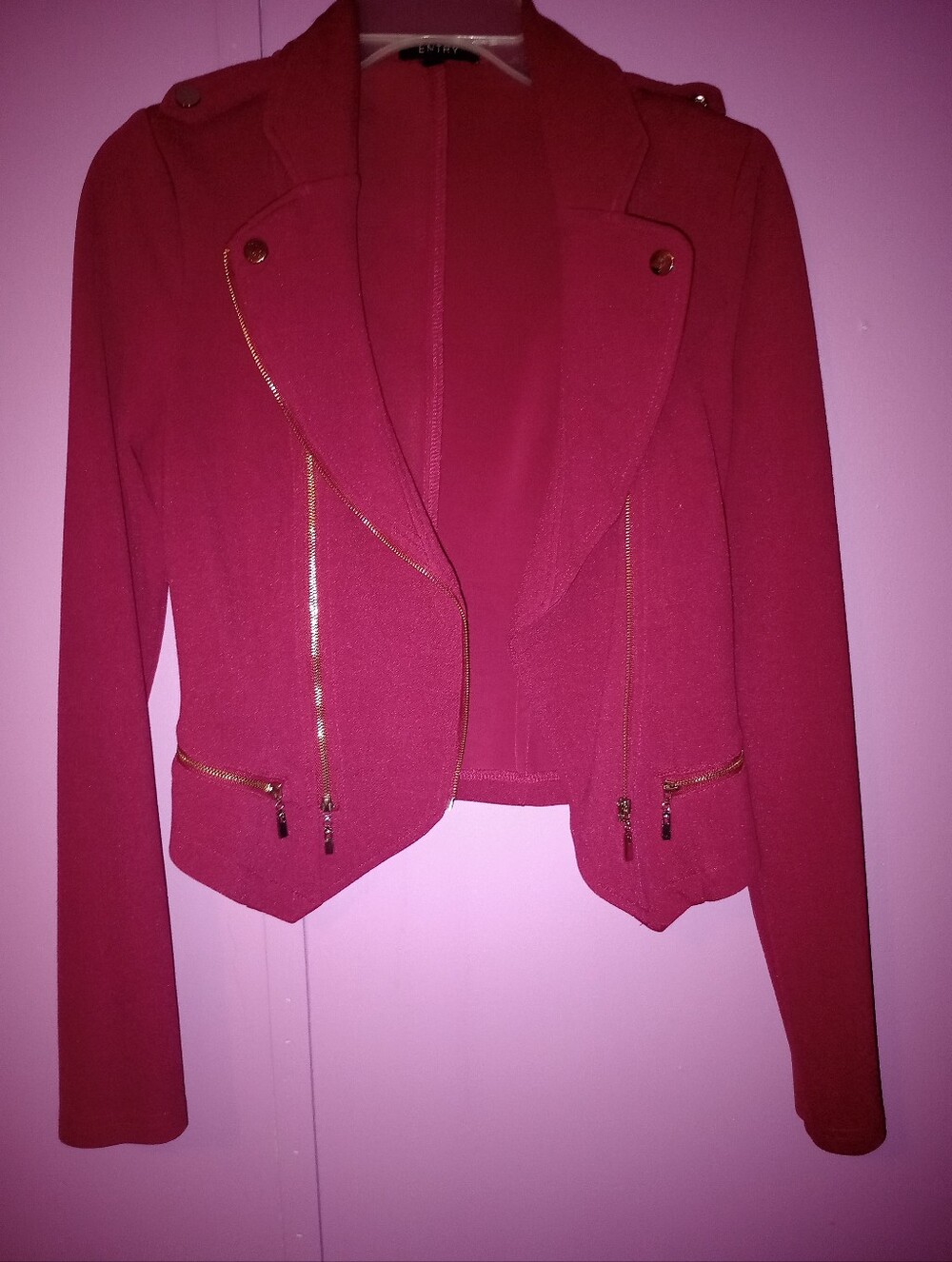 Burgundy Blazer